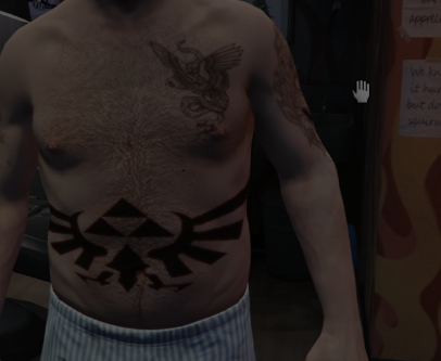 Zelda Triforce Tattoo